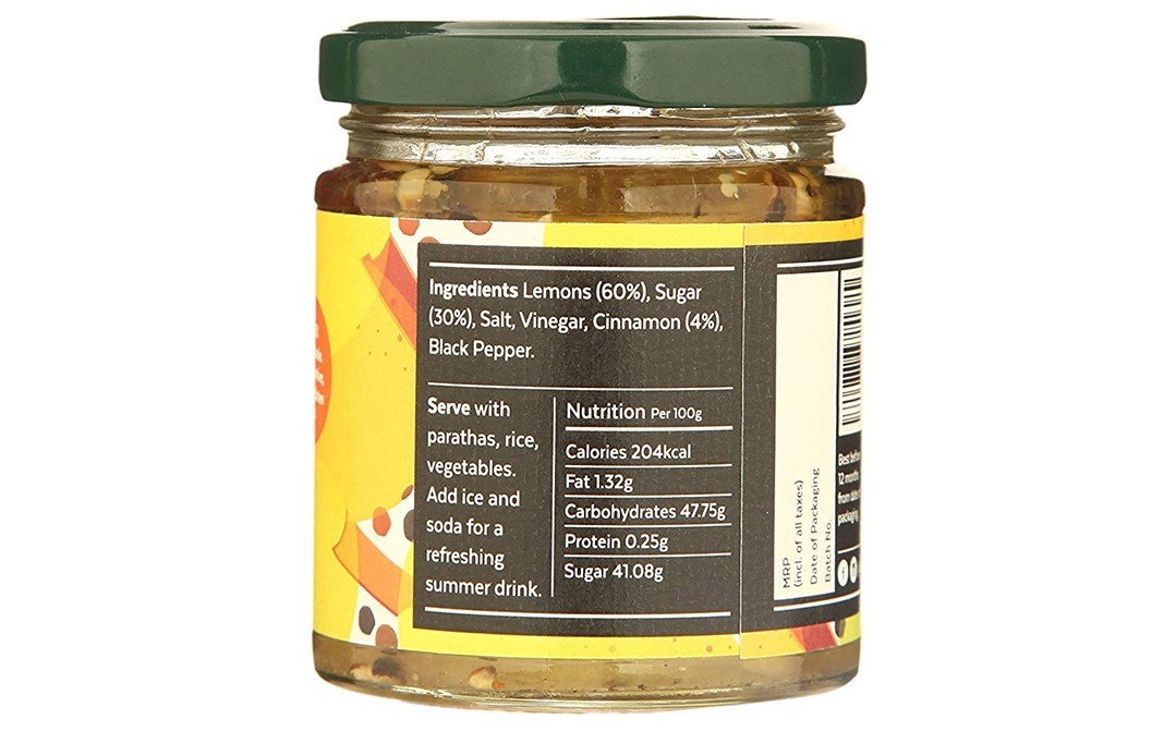 Aamra Fresh Lime Pickle    Glass Jar  200 grams
